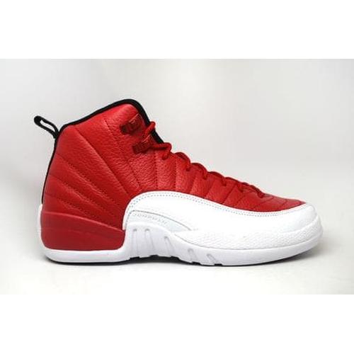 jordan 12 red and white