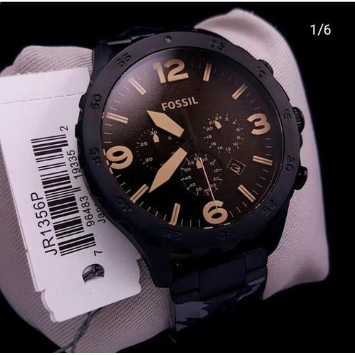 Jual Fossil Nate Chronograph Leather 
