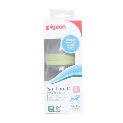 Foto Produk Pigeon Botol PP Wide Neck With Peristaltic Plus Nipple 160ml dari Baby Wise