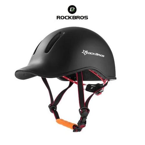 Foto Produk ROCKBROS TT-13 Urban City Bike EPS Helmet - Helm Sepeda - BLACK dari Rockbros Indonesia