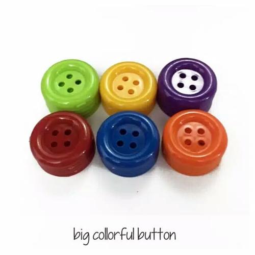 Foto Produk kancing jumbo / big collorful button / meronce kancing besar dari toystoys_edutoys