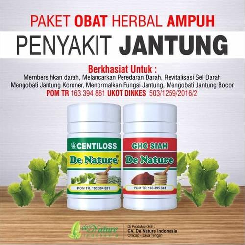 Jual Obat Jantung Koroner Jantung Bocor Obat Jantung Bengkak De Nature Kota Surabaya Agen Resmi Obat Denature Tokopedia