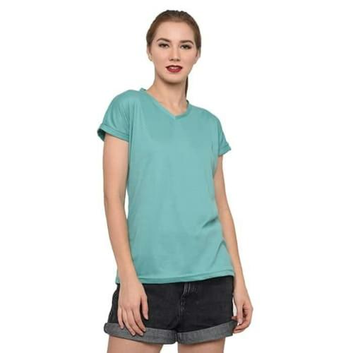 Foto Produk pureshope kaos v neck murah modis gaya dari pure shope