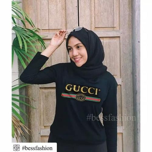 Foto Produk Kaos distro ABG premium terlaris/kaos cotton baju wanita / cewek gucci dari KEYL FASHION