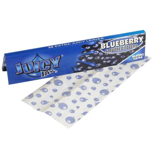Foto Produk Jual rolling paper Juicy jay's Kingsize Blueberry+Tbk Strawberry Mint dari T.Dynamite