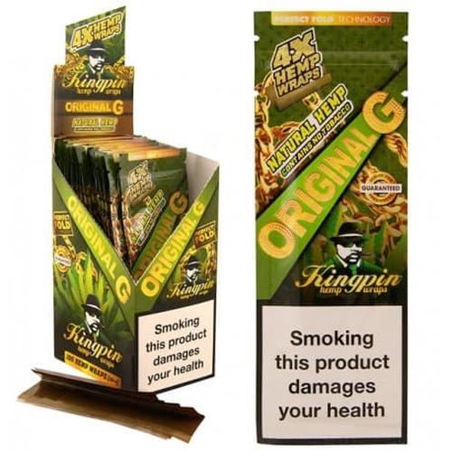 Foto Produk Jual Blunt Kingpin Hemp Wraps Original G +Tbk strawberry mint 3gr dari T.Dynamite