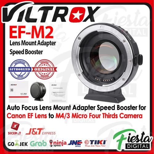 Foto Produk Viltrox EF-M2 Adapter Speed Booster for Canon EF Lens to M4/3 Camera dari Fiesta Digital