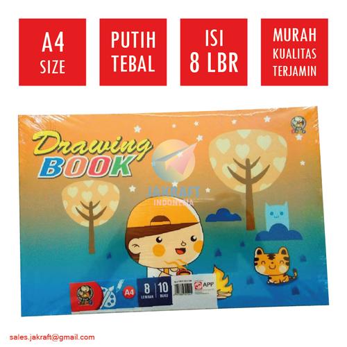Foto Produk Buku Gambar Anak A4 Isi 10 Putih Polos Kuramas Murah Berkualitas dari Jakraft Indonesia