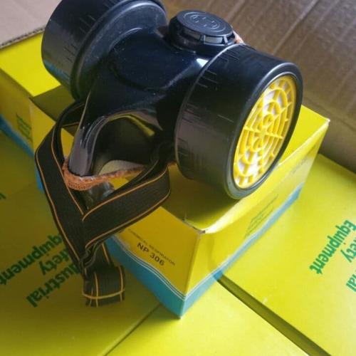 Foto Produk Masker Obat Tabung Double Ganda Chemical Respirator Kabut Asap Cat dll dari Fastpro