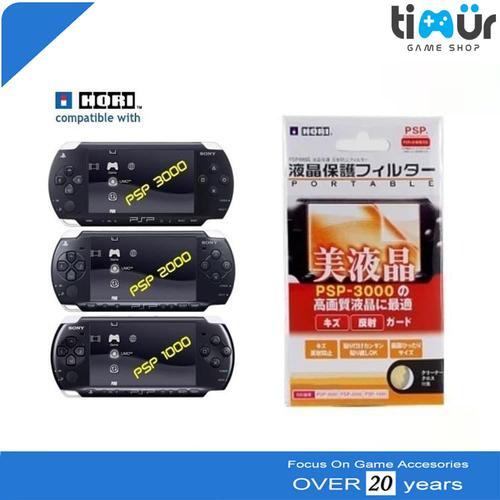 Foto Produk Anti Gores Screen Guard untuk PSP Slim Fat 1000 2000 3000 HORI dari Timur Game Shop
