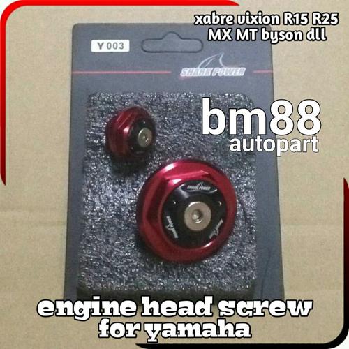 Foto Produk Cover / Tutup Magnet Yamaha XABRE - Shark Power dari BarokahMotor88
