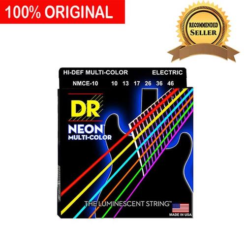 Foto Produk Senar Gitar Listrik Elektrik Neon Multi Warna DR Strings NMCE 10 dari Mayor Minor Musik