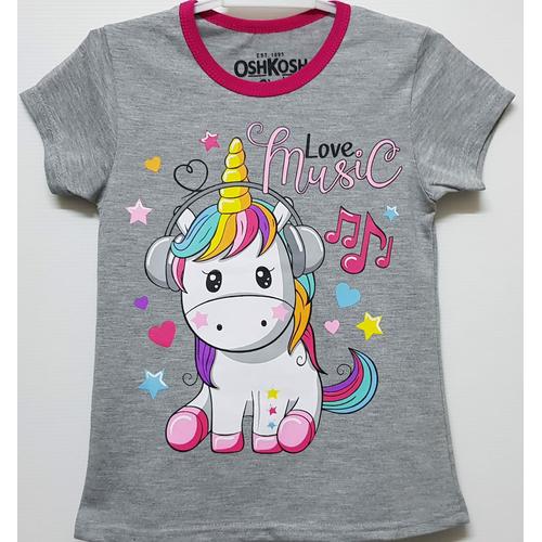 Foto Produk KAOS ANAK SIZE 1-6 OSHKOSH UNICORN LOVE MUSIC GREY | KAOS KARAKTER dari MAYA FINKA KAOS KARAKTER