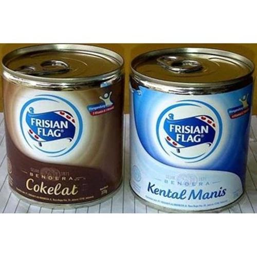 Jual BENDERA SUSU KENTAL MANIS PUTIH/COKLAT 375GR - Kab. Bekasi