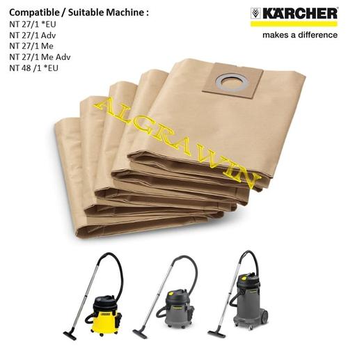Vhbw 2x Staubsaugerfilter Kompatibel Mit Kärcher NT27/1, NT27/1