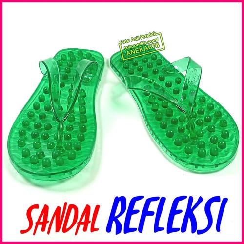 Foto Produk Sandal Jepit REFLEKSI Terapi Pijat Kesehatan Akupuntur Kaki Buaya dari ANEKA 678