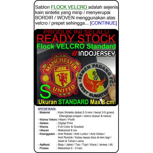 Foto Produk Patch Emblem Custom Logo VELCRO (alternatif Bordir / Woven) dari Indojersey Official Store