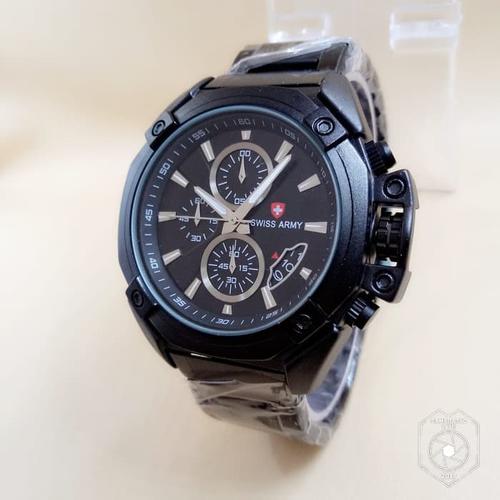 Foto Produk Jam Pria Swiss Army 6225 Hitam Rosegold dari Ants AC watch Shop