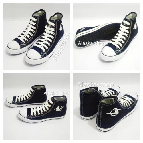 Foto Produk sepatu dallas campus z hitam putih boot tinggi sepatu warior sneaker dari alaska-shop