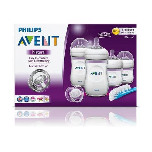 Foto Produk PHILIPS AVENT Natural Newborn Starter Set Bottle Pacifier Brush dari ANINDHITA Clodishop