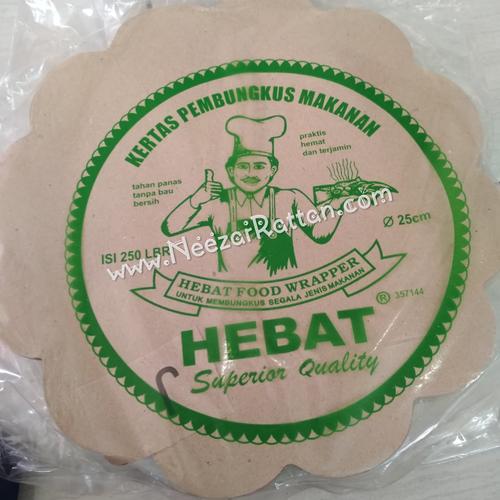Foto Produk kertas nasi alas piring rotan lidi cantik pembungkus nasi dari Neezar Rattan