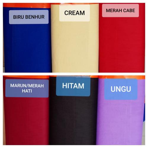 Foto Produk kain tile/veil/tile bridal - INFO WARNA, LEBAR 130CM dari franky interlining