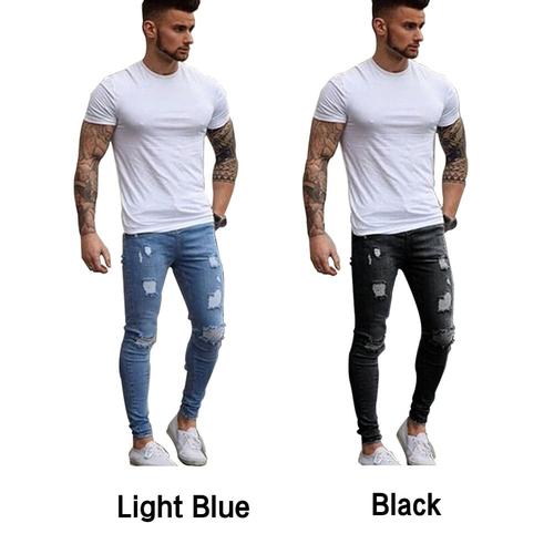 Jual Men Casual Stretch Pencil Pants 