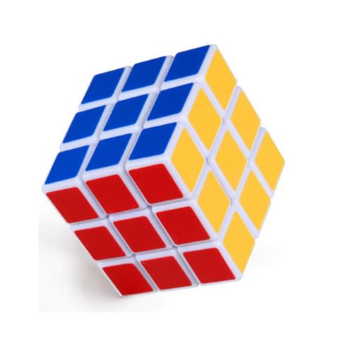 Foto Produk Rubik 3x3 Magic Cube 2 in 1 Base Putih dari Mmtoys Indonesia