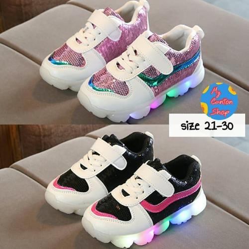 Foto Produk Sepatu Anak Perempuan LED Import dari IYPED'S