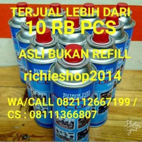 Foto Produk tabung gas mini hi-cook/ hi cook utk kompor portable dari richieshop2014