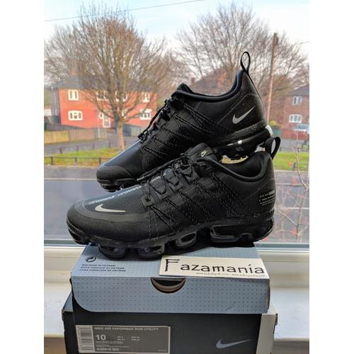 vapormax run utility triple black