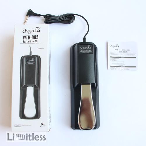 Foto Produk Pedal Sustain Keyboard Piano Digital Synthesizer Cherub WTB-005 ORI dari Limit-less Store