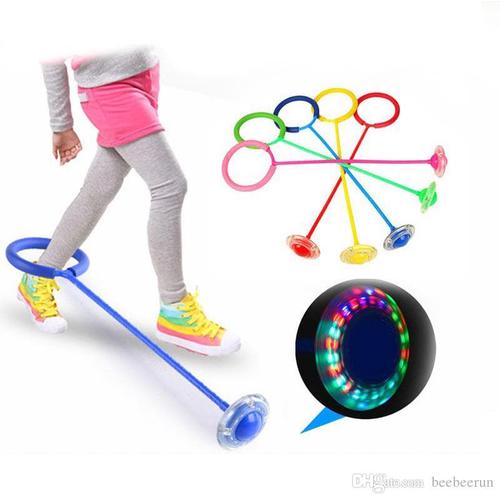 Foto Produk Mainan Olahraga Anak Lompat Dance Circle Flash Jump Ring Skip It Ball dari lbagstore