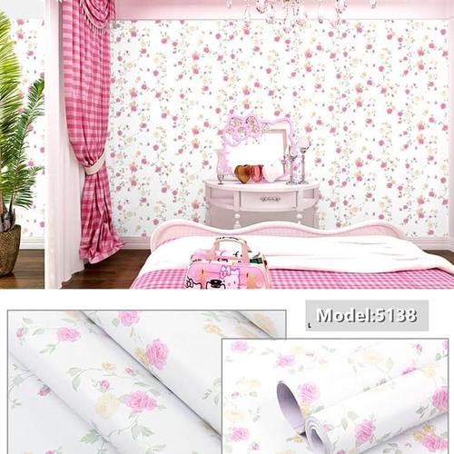 Jual Wallpaper Dinding Bunga Mawar Kecil 5138 Jakarta Barat Jitoped Shop Tokopedia