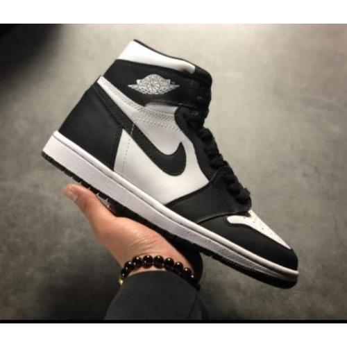 Jual sepatu olahraga basket nike air jordan 1 high black white import 40-44  - Hitam, 41 - Jakarta Selatan - Kang Kabayan | Tokopedia