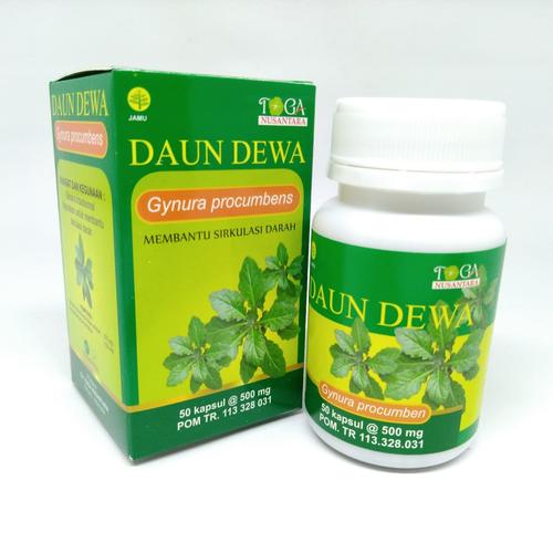 Foto Produk Kapsul Daun Dewa (Sambung Nyawa / Nyowo) dari Alif Herbal
