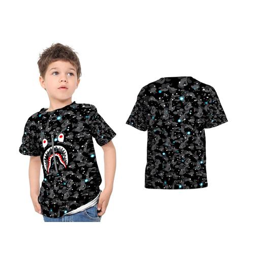 Foto Produk Kaos Tshirt Anak Fullprint Space Bape Shark dari HDCustom