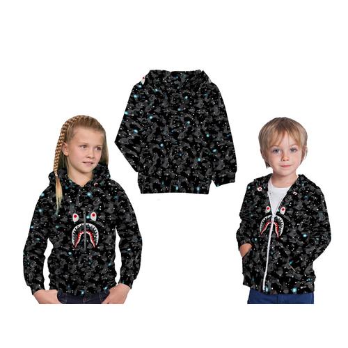 Foto Produk Jaket Sweater Anak Fullprint Space bape Shark dari HDCustom