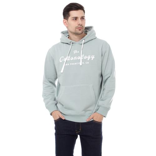 Foto Produk Sweater Hoodie Pria Cottonology San Fransisco Tosca - Hijau Tosca,S dari Cottonology Indonesia