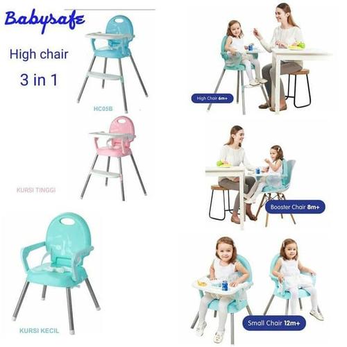 Jual BABY SAFE HIGH CHAIR 3IN1 Jakarta Utara okashikuu Tokopedia