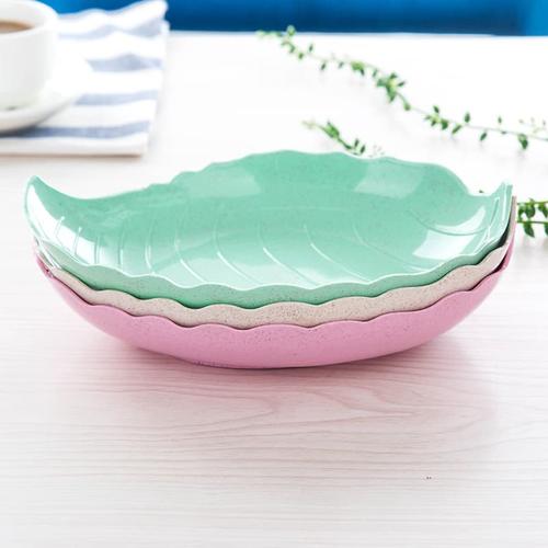 Foto Produk Piring Daun & Love Jerami - Merah Muda dari TL Globalindo