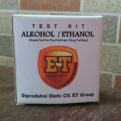 Gambar Test Kit Alkohol - Ethanol Testkit - Alat Tes Uji Cepat Teskit Etanol dari easytest Kab. Brebes Tokopedia