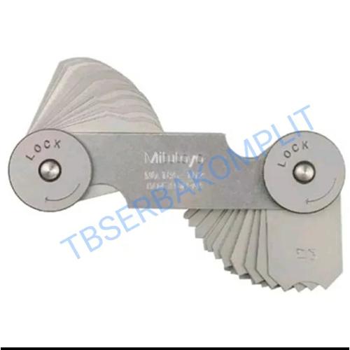Jual Radius Gauge Mitutoyo 186105 34 Leaves 1.07.0 mm Alat Ukur