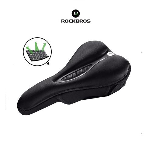 Foto Produk Rockbros LF047 Silicone Bicycle Saddle Cover - Sarung Sadel Sepeda - SMALL dari Rockbros Indonesia