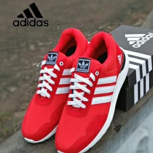 Foto Produk Sepatu Adidas Cloudfoam merah big size 45-49/jumbo/ukuran besar Murah - Merah, 47 dari kevin-khanza