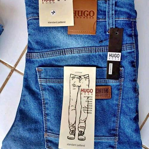 Jual original hugo boss jeans - Biru 