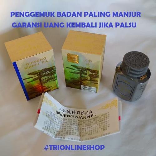 Foto Produk Gingseng Kian Pi Pil GOLD Obat Penggemuk Badan Paling Manjur dari TRIONLINESHOP