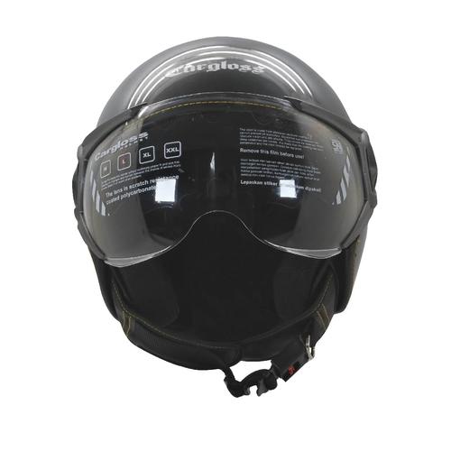 Foto Produk Helm Cargloss YR HC Ghotic Helm Half Face - Anchor Grey - XL dari Helm Cargloss