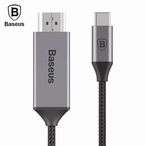 Foto Produk BASEUS Nylon Braided 1.8M Type C Male To HDMI 4K Original dari SJ Accessories