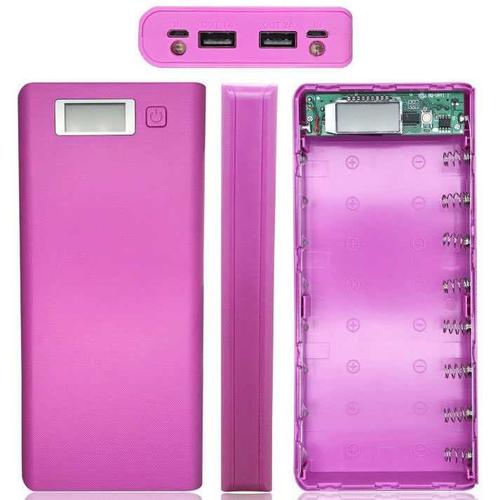 Foto Produk Casing Rakitan Powerbank - Power Bank Case 2 USB Port & LCD 8x18650 dari Super Target